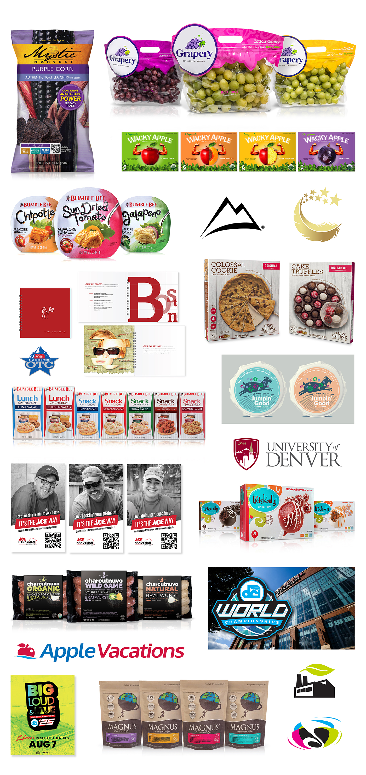 BrandHouse portfolio of work